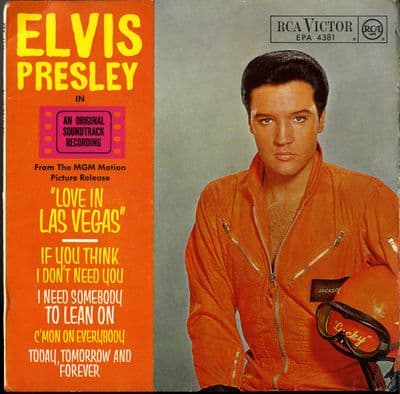 Elvis Presley - Germany - Love In Las Vegas (EPA 4381)
