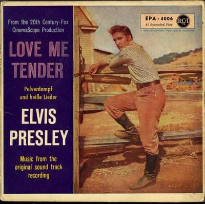 Elvis Presley - Germany - Love Me Tender (EPA 4006)