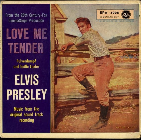 Elvis Presley - Germany - Love Me Tender (EPA 4006)