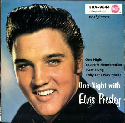 Elvis Presley - Germany - One Night With Elvis Presley (EPA 9644) Ex/M-