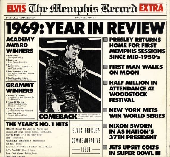 Elvis Presley -Germany - The Memphis Record (PL 86221) 2 LP Set