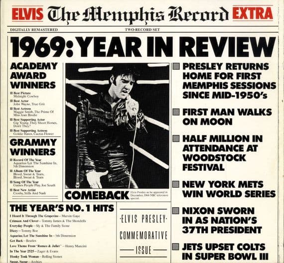 Elvis Presley - Germany - The Memphis Record (PL 86221) 2 x LP Set - Ex/M-