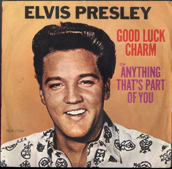 Elvis Presley - Good Luck Charm/Anything That's Part Of You (2704) Solid Centre - M-