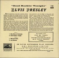 Elvis Presley - Good Rockin' Tonight (7EG 8256)  Coloured Vinyl - M/M