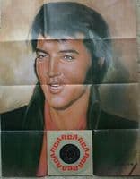Elvis Presley - Green Green Grass Of Home/Release Me/Solitaire (RCA 405) Poster Sleeve
