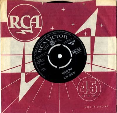 Elvis Presley - Guitar Man/Hi Heel Sneakers (1663)  Ex