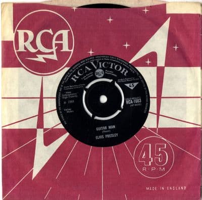 Elvis Presley - Guitar Man/Hi Heel Sneakers (1663) Ex