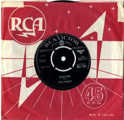 Elvis Presley - Guitar Man/Hi Heel Sneakers (1663) M-