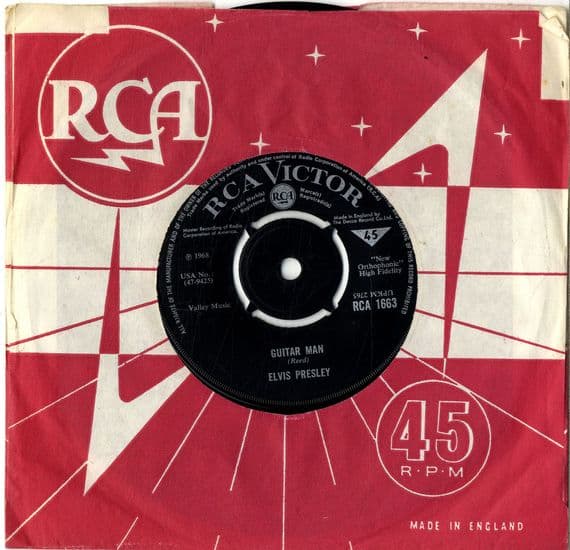 Elvis Presley - Guitar Man/Hi Heel Sneakers (1663) M-