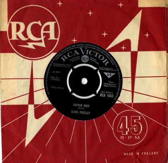 Elvis Presley - Guitar Man/Hi Heel Sneakers (1663) M-