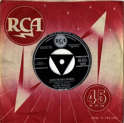Elvis Presley - Hard Headed Woman/Don't Ask Me Why (1070) Ex