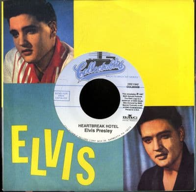 Elvis Presley - Heartbreak Hotel/I Was The One (80009) Lilac Coloured Vinyl - M