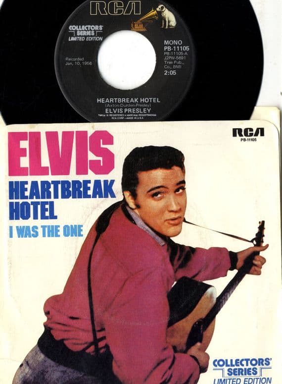 Elvis Presley - Heartbreak Hotel/I Was The One (PB 11105) Collector's Series