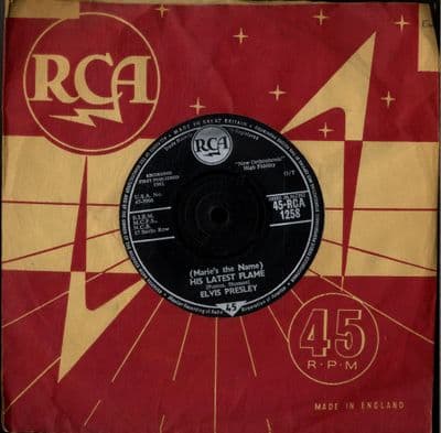 Elvis Presley - His Latest Flame/Little Sister (