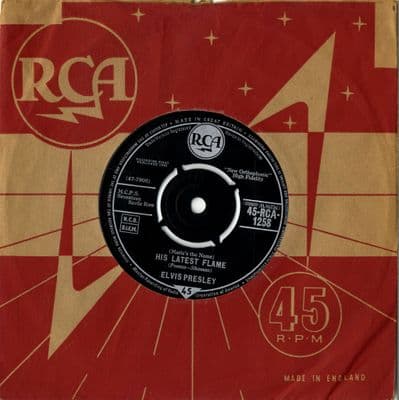 Elvis Presley - His Latest Flame/Little Sister (1258) Ex