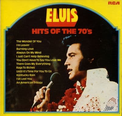 Elvis Presley - Hits Of The 70's (LPL1 7527)  M-