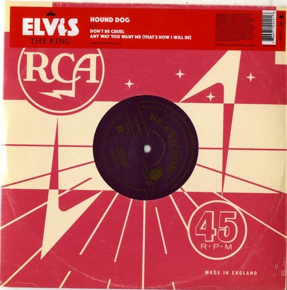 Elvis Presley - Hound Dog/Don't Be Cruel /Any Way You Want Me - 10