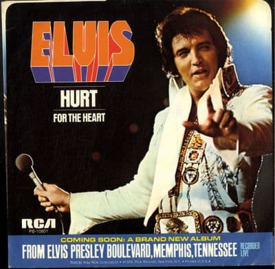 Elvis Presley - Hurt/For The Heart (PB 10601) Ex/M-