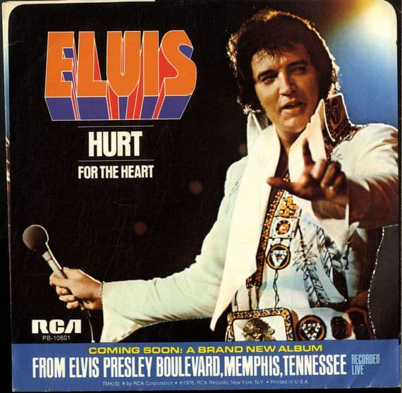 Elvis Presley - Hurt/For The Heart (PB 10601) Ex/M-
