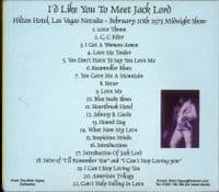 Elvis Presley - I'd Like You To Meet Jack Lord - Crown CD