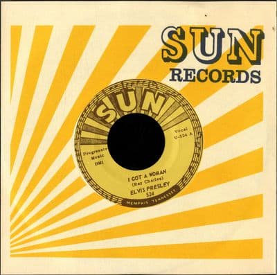 Elvis Presley - I Got A Woman/I Love You Because (Sun 524) M-