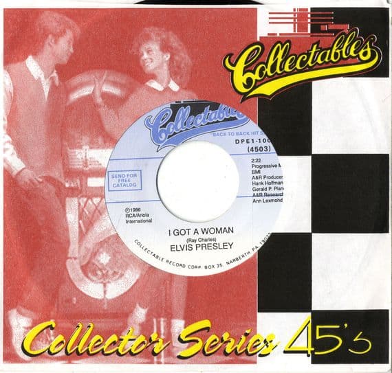 Elvis Presley - I Got A Woman/I'm Counting On You (1003) New