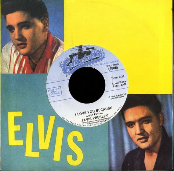 Elvis Presley - I Love You Because/Tryin' To Get To You (4505) M