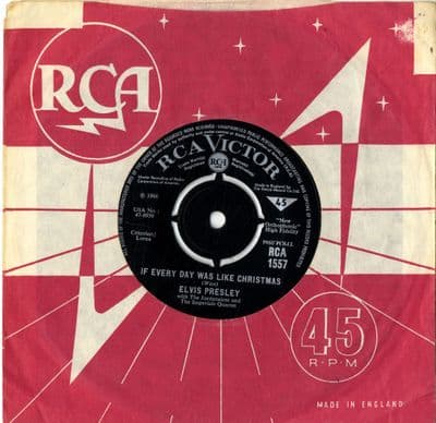 Elvis Presley - If Every Day Was Like Christmas/How Woul You Like To Be (1557)  Ex