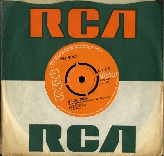 Elvis Presley - If I Can Dream/Memories (1795) M-