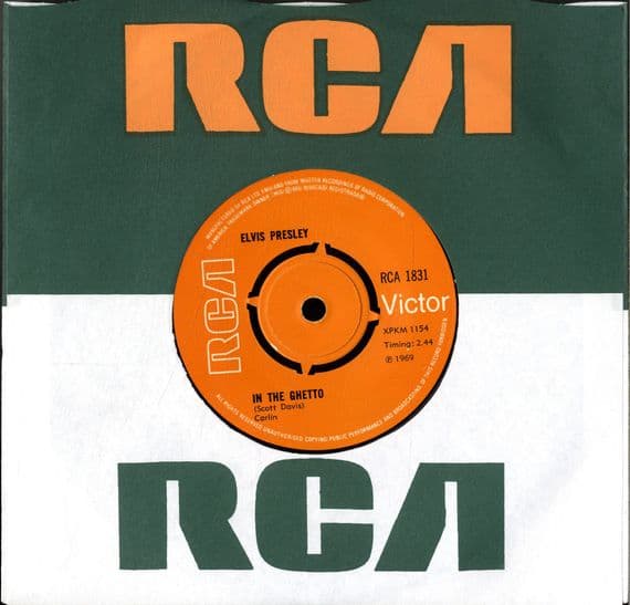 Elvis Presley - In The Ghetto/Any Day Now (1831) M-