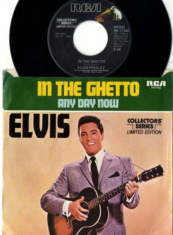 Elvis Presley -In The Ghetto/Any Day Now  (PB 111009) Collector's Series