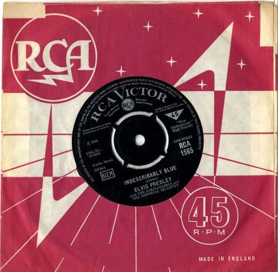 Elvis Presley - Indescribably Blue/Fools Fall In Love (1565) M-