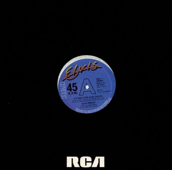 Elvis Presley - It's Only Love(Long Version)/Beyond The Reef (RCAT 4) 12