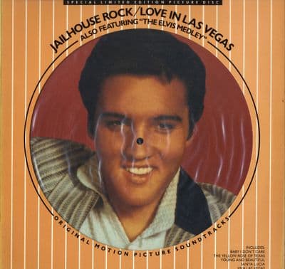 Elvis Presley - Jailhouse Rock/Love In Las Vegas (9020) Picture Disc - M-