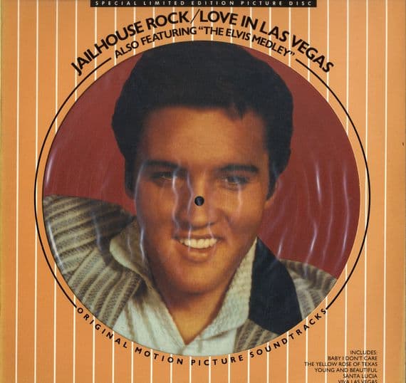 Elvis Presley - Jailhouse Rock/Love In Las Vegas (9020) Picture Disc - M-