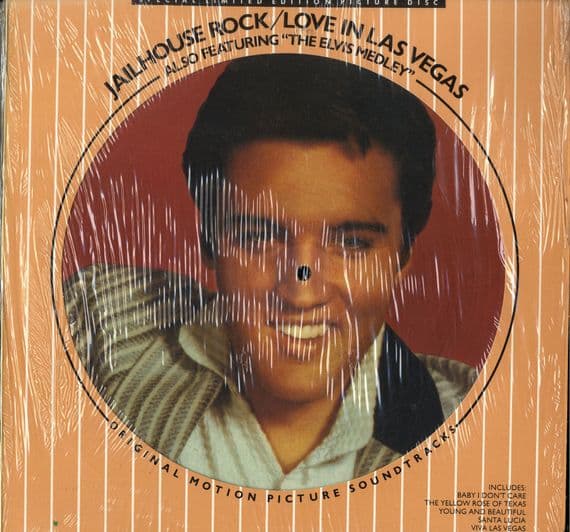 Elvis Presley - Jailhouse Rock/Love In Las Vegas (9020) Picture Disc - M-