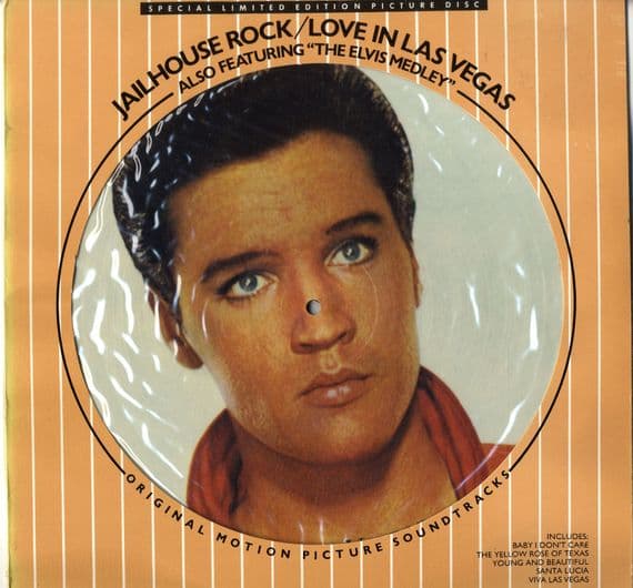 Elvis Presley - Jailhouse Rock/Love In Las Vegas (9020) Picture Disc - M-