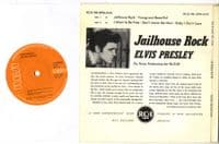 Elvis Presley - Jailhouse Rock  (RCX 106)  Orange Label - Solid Centre