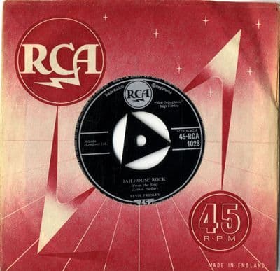 Elvis Presley - Jailhouse Rock/Treat Me Nice (1028) Ex