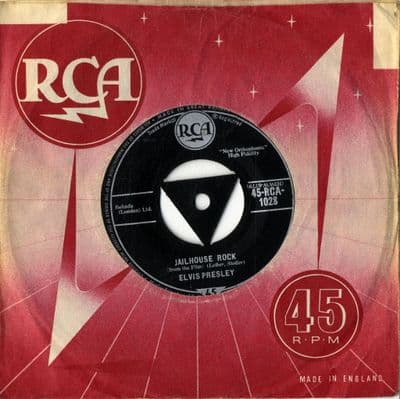 Elvis Presley -Jailhouse Rock/Treat Me Nice (1028) Large Print