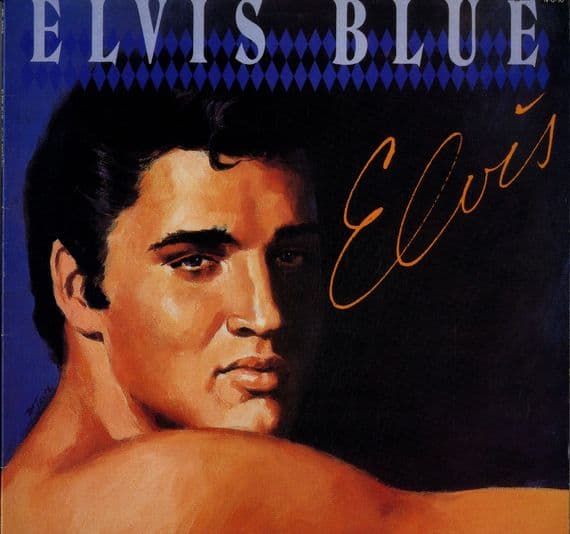 Elvis Presley - Japan - Elvis Blue (RPL 8258) With Lyric Sheet