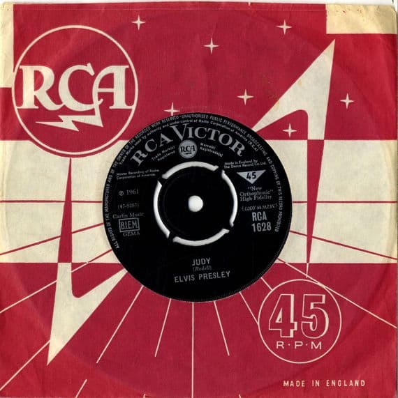 Elvis Presley - Judy/There's Always Me (1628)