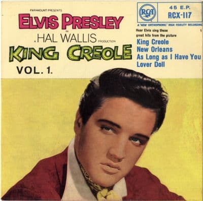 Elvis Presley - King Creole Vol. 1 (RCX 117)  Ex/Ex