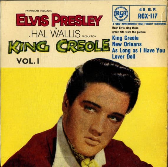 Elvis Presley - King Creole Vol. 1 (RCX 117) Orange Label