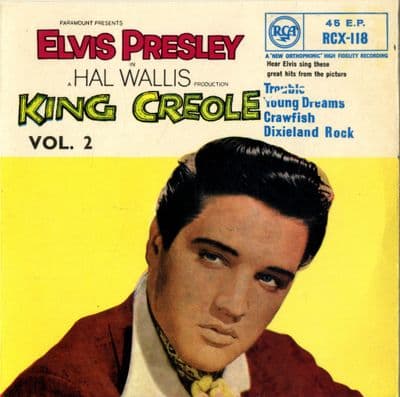 Elvis Presley - King Creole Vol. 2 (RCX 118)  Orange Label - M-/M-