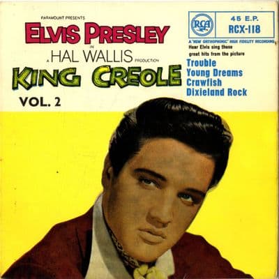 Elvis Presley - King Creole Vol. 2 (RCX 118)  Orange Label - Solid Centre - M-