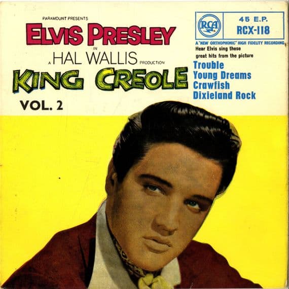 Elvis Presley - King Creole Vol. 2 (RCX 118)  Orange Label - Solid Centre - M-