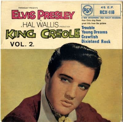 Elvis Presley - King Creole Vol. 2 (RCX 118) Tri  Centre