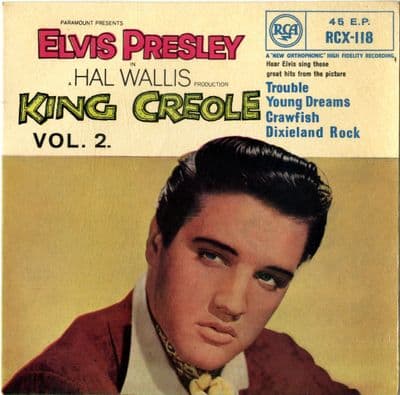 Elvis Presley - King Creole Vol. 2 (RCX 118) Tri - Ex/Ex