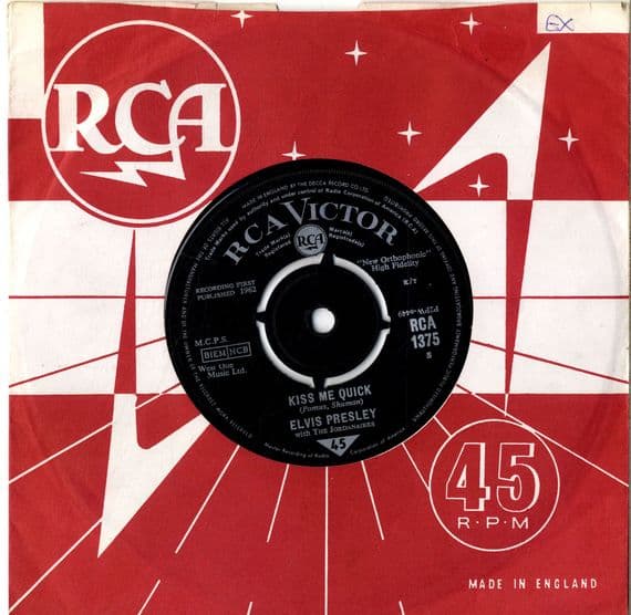 Elvis Presley - Kiss Me Quick/Something Blue  (1375)